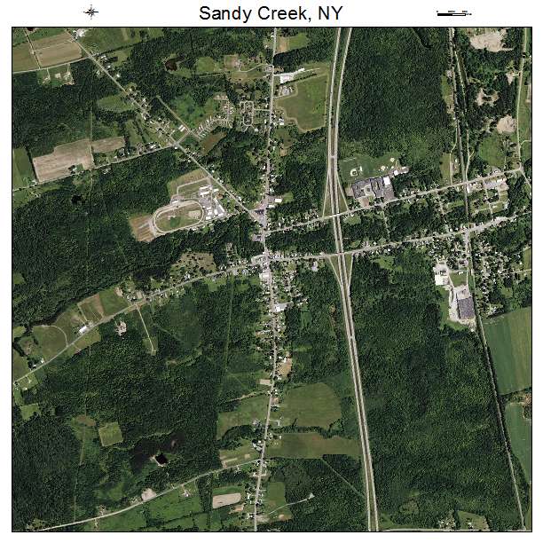 Sandy Creek, NY air photo map