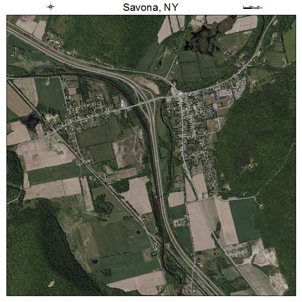 Savona, NY air photo map