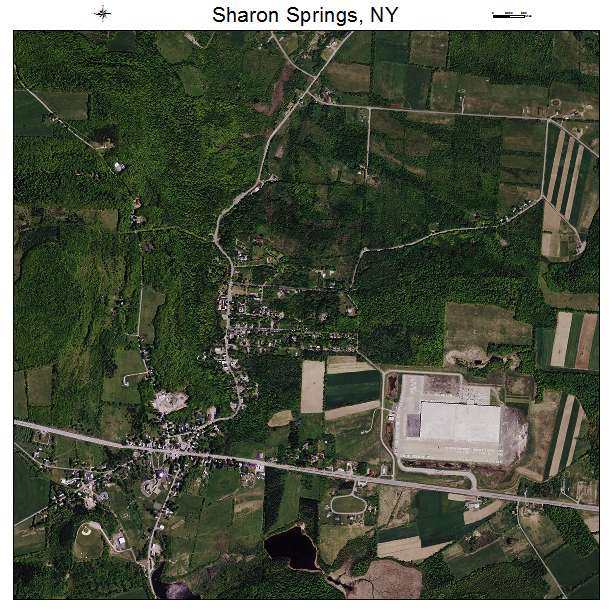 Sharon Springs, NY air photo map