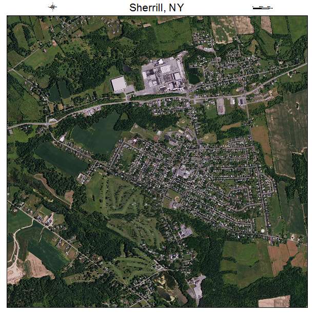Sherrill, NY air photo map