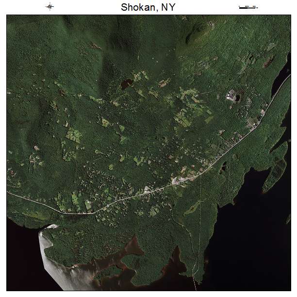 Shokan, NY air photo map
