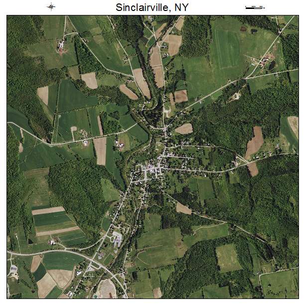 Sinclairville, NY air photo map