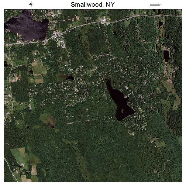 Smallwood, NY air photo map