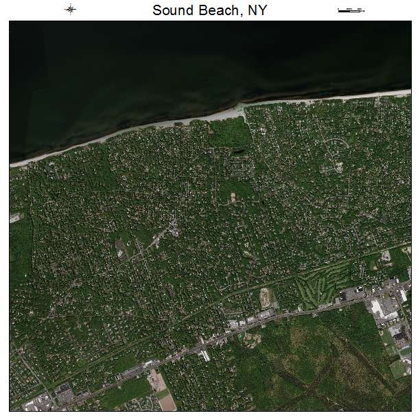Sound Beach, NY air photo map