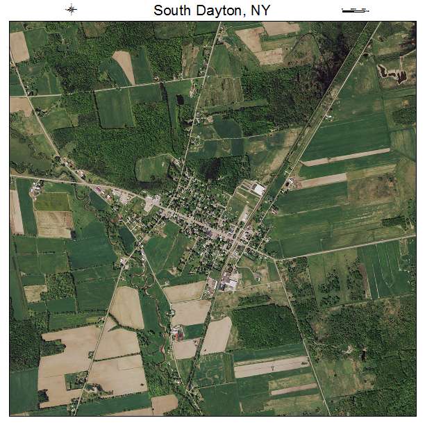 South Dayton, NY air photo map