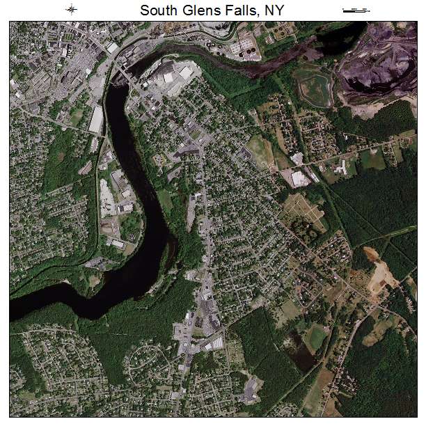 South Glens Falls, NY air photo map