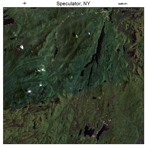 Speculator, NY air photo map