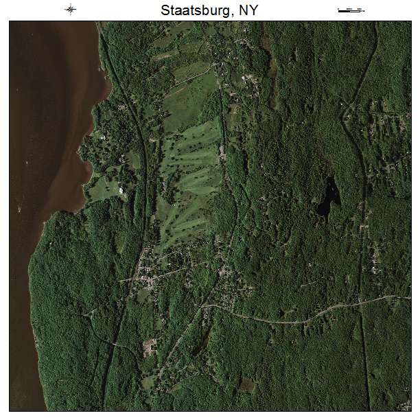Staatsburg, NY air photo map
