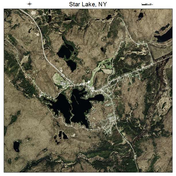 Star Lake, NY air photo map