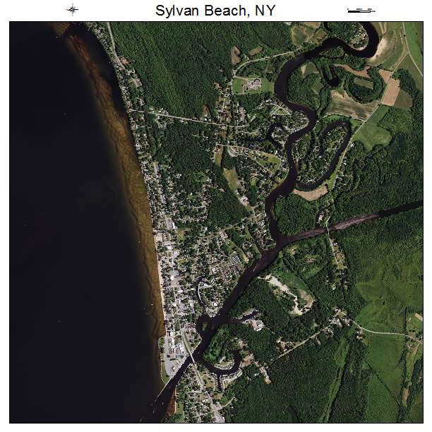 Sylvan Beach, NY air photo map