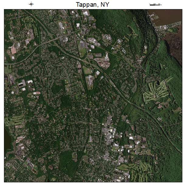 Tappan, NY air photo map