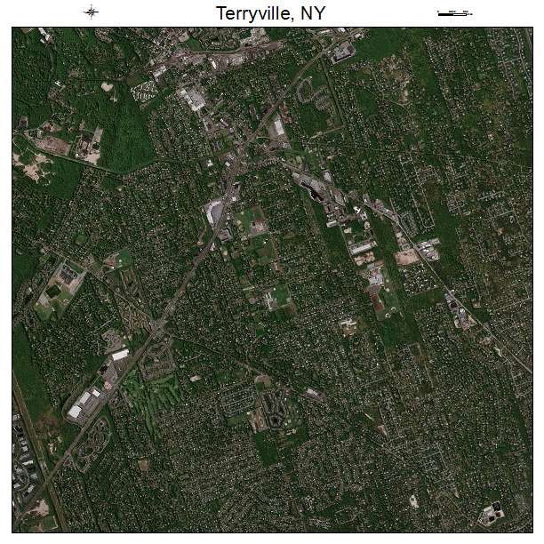 Terryville, NY air photo map