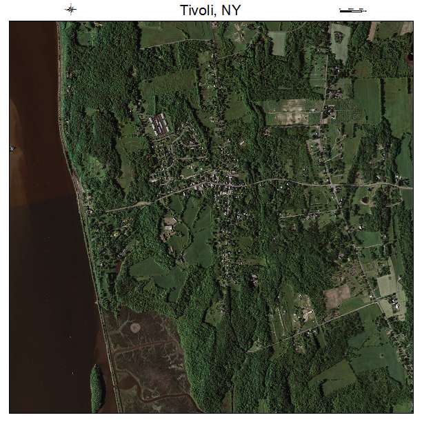 Tivoli, NY air photo map