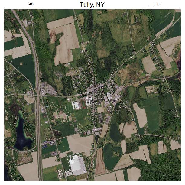 Tully, NY air photo map