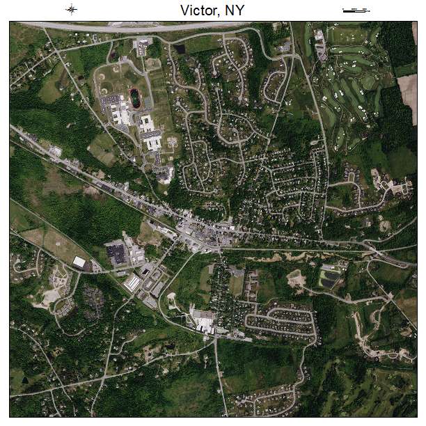 Victor, NY air photo map