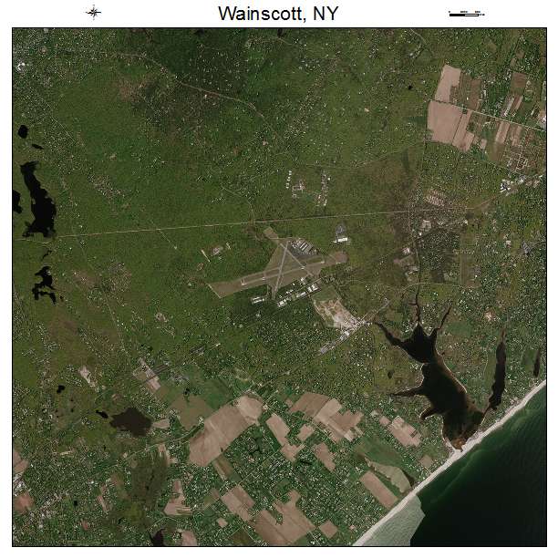 Wainscott, NY air photo map