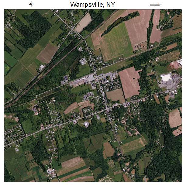Wampsville, NY air photo map
