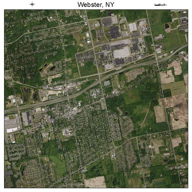 Webster, NY air photo map