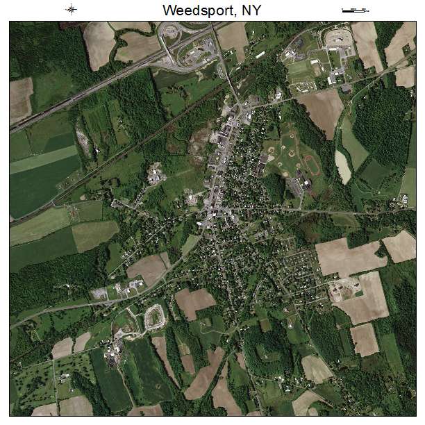 Weedsport, NY air photo map