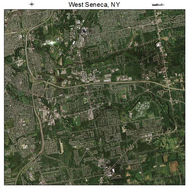 West Seneca, NY air photo map