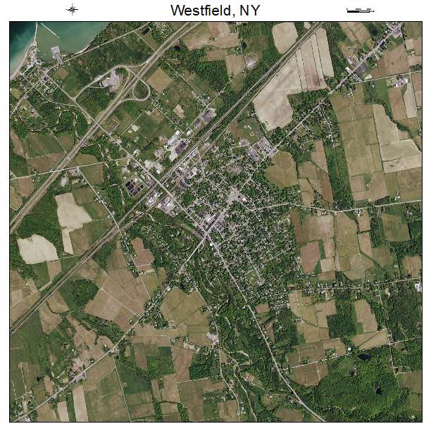 Westfield, NY air photo map