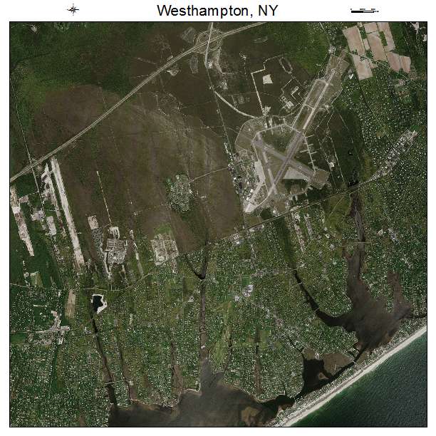 Westhampton, NY air photo map