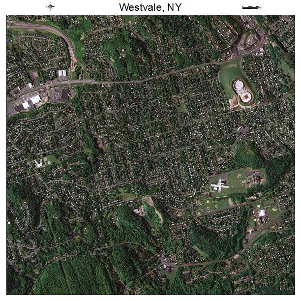 Westvale, NY air photo map