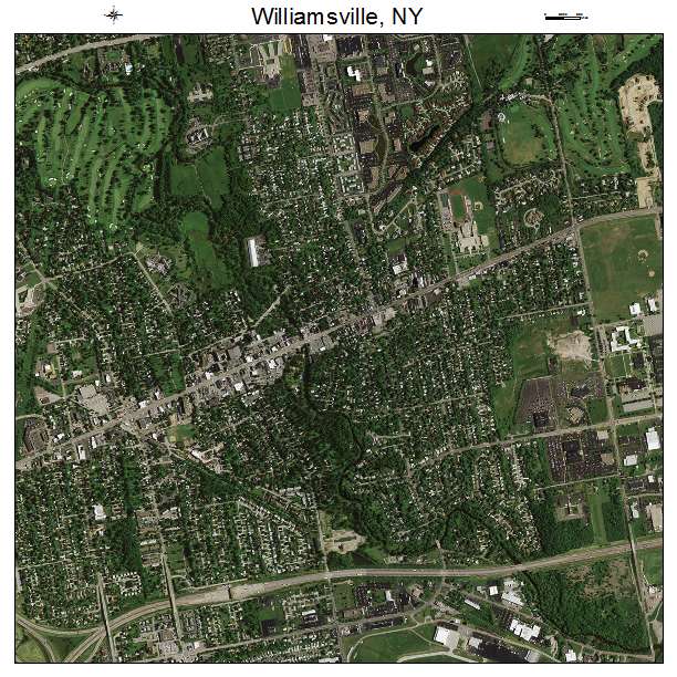 Williamsville, NY air photo map