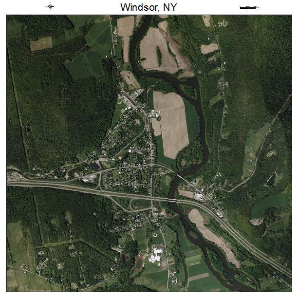 Windsor, NY air photo map