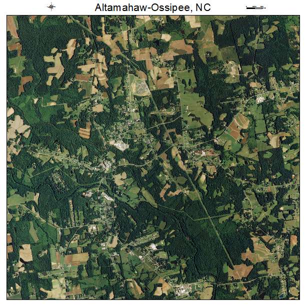 Altamahaw Ossipee, NC air photo map