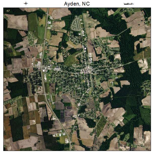 Ayden, NC air photo map