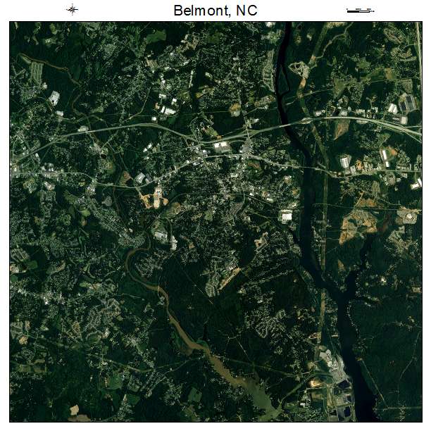 Belmont, NC air photo map