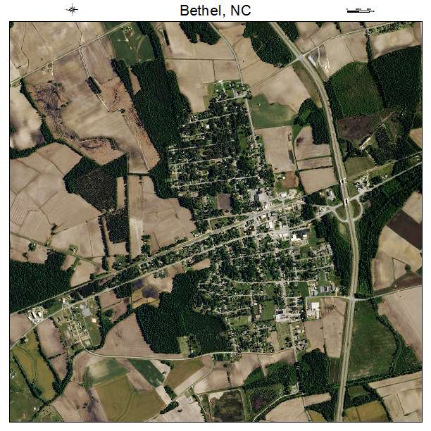 Bethel, NC air photo map