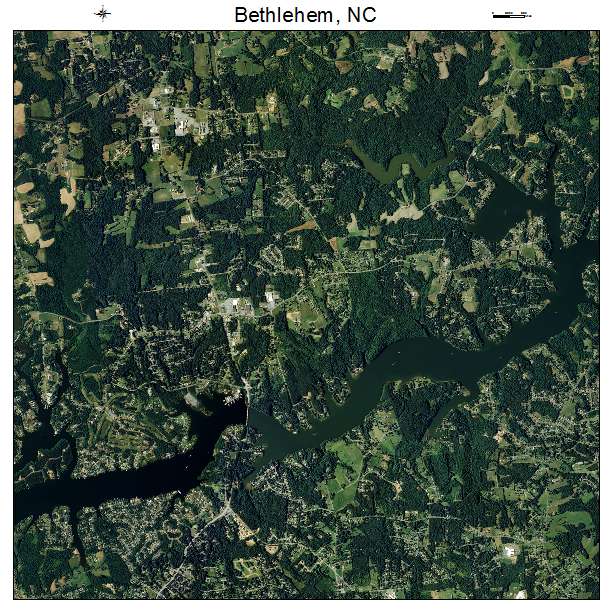 Bethlehem, NC air photo map
