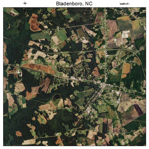 Bladenboro, NC air photo map