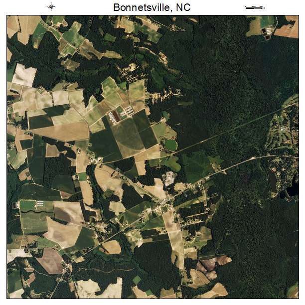 Bonnetsville, NC air photo map