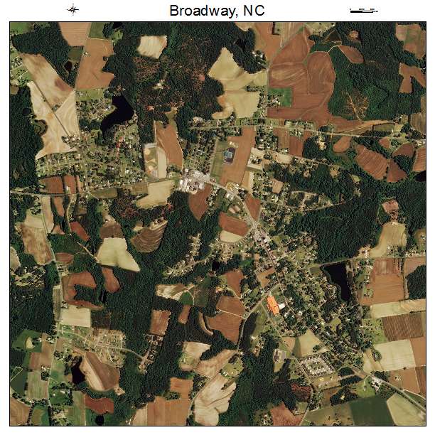 Broadway, NC air photo map