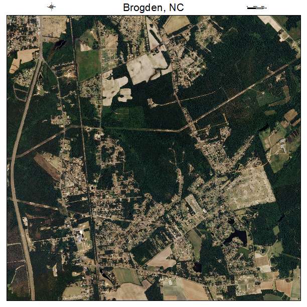 Brogden, NC air photo map