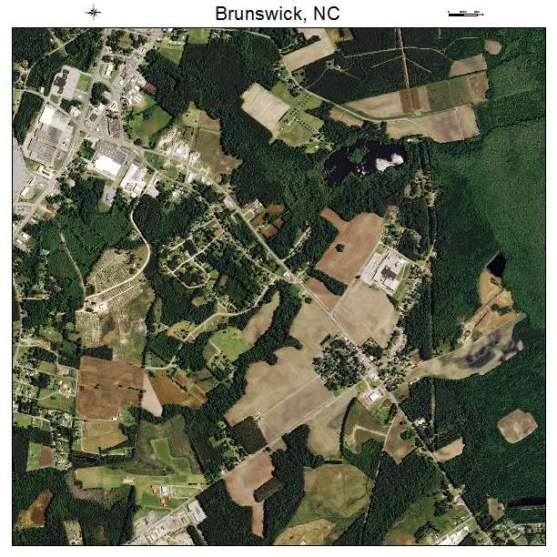 Brunswick, NC air photo map