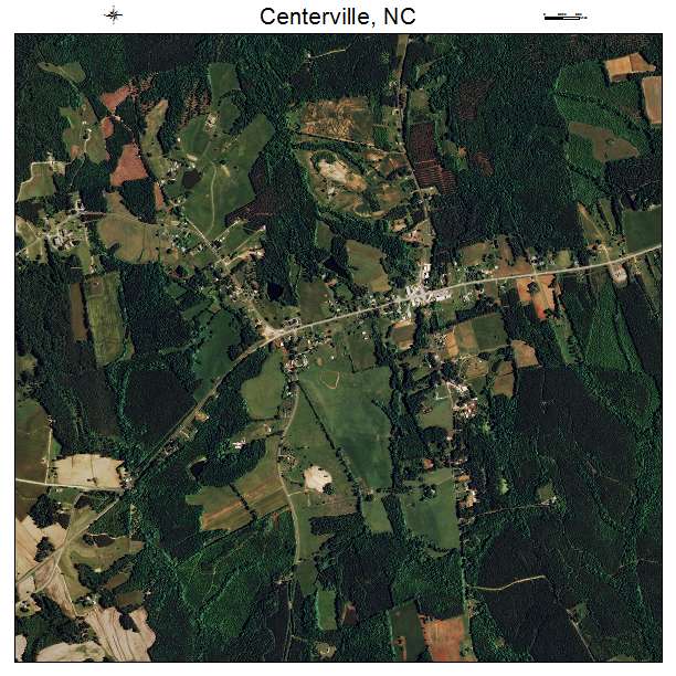 Centerville, NC air photo map