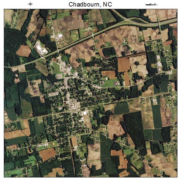 Chadbourn, NC air photo map