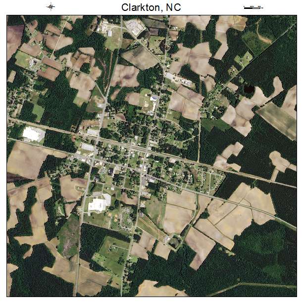 Clarkton, NC air photo map