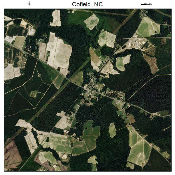 Cofield, NC air photo map