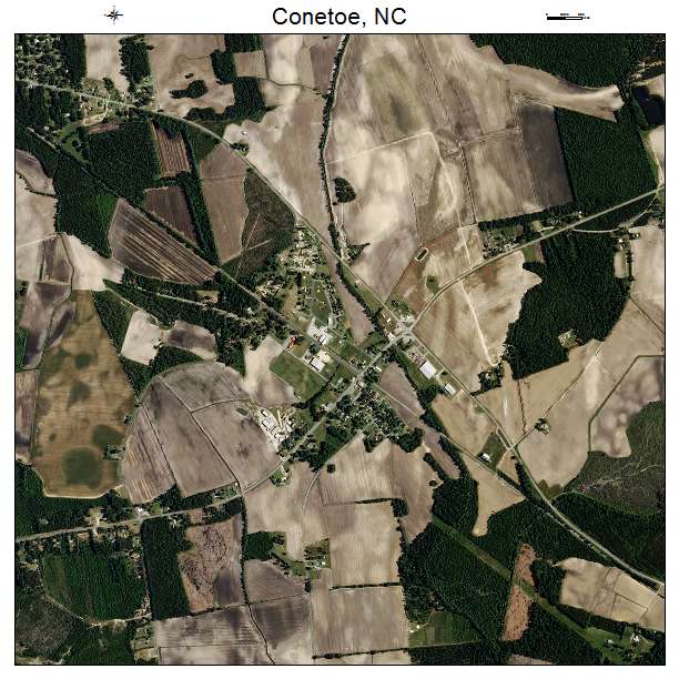 Conetoe, NC air photo map