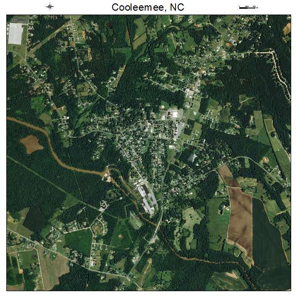 Cooleemee, NC air photo map