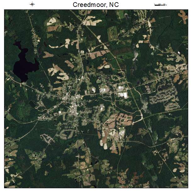 Creedmoor, NC air photo map