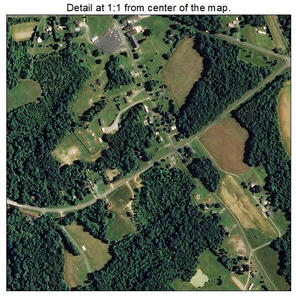 Altamahaw Ossipee, North Carolina aerial imagery detail