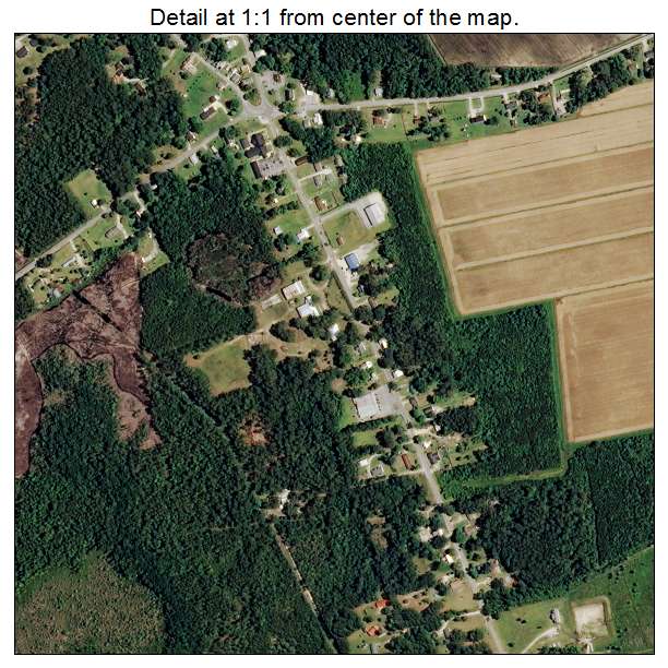 Arapahoe, North Carolina aerial imagery detail