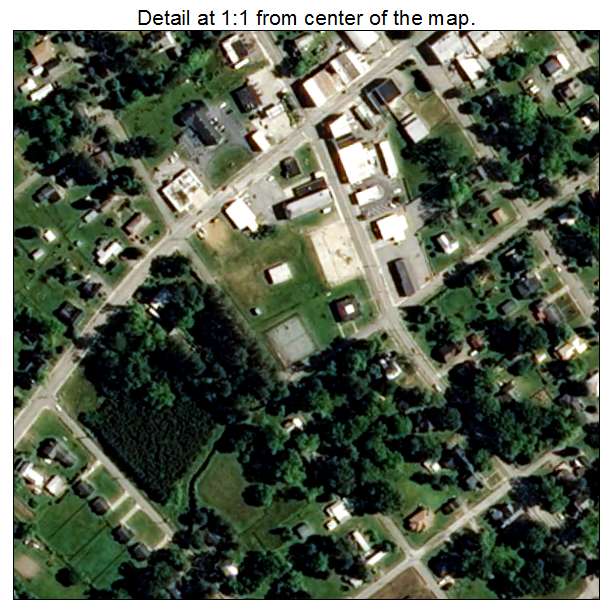 Aulander, North Carolina aerial imagery detail
