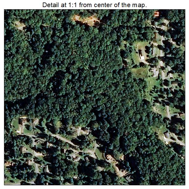 Balfour, North Carolina aerial imagery detail